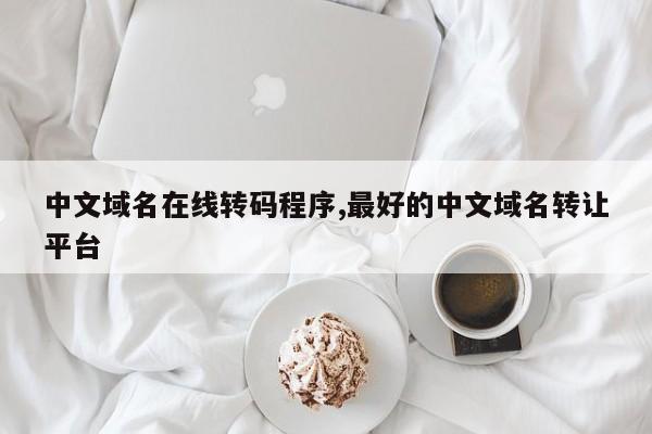 中文域名在线转码程序,最好的中文域名转让平台