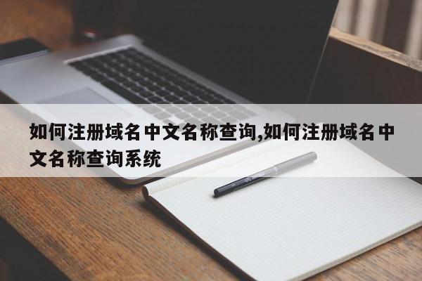 如何注册域名中文名称查询,如何注册域名中文名称查询系统