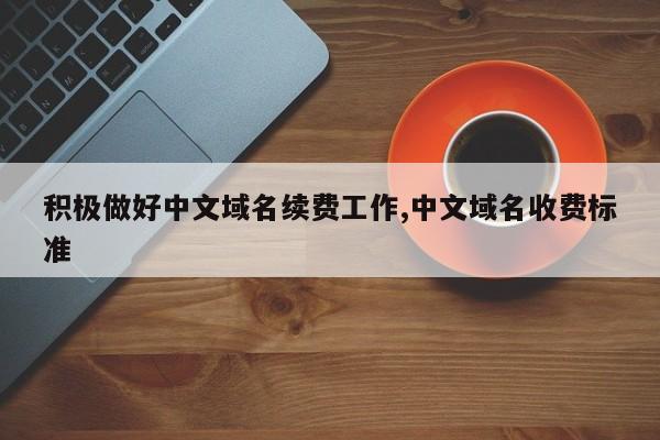 积极做好中文域名续费工作,中文域名收费标准